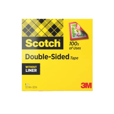 Nastro biadesivo Scotch® 665 trasparente 12 mm x 33 m 665